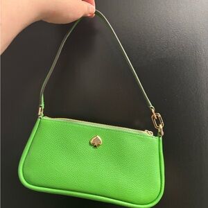 Kate Spade Vibrant Green  Bag with Gold Details